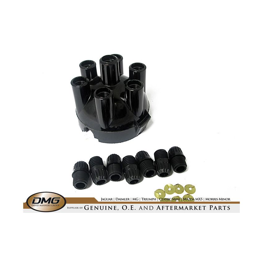Jaguar Screw Type Distributor Cap for Lucas 22D6 (Pre 68) Replaces JLM9523