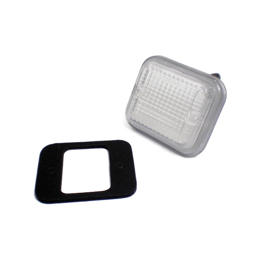 REVERSE LAMP LENS & GASKET:  E-TYPE S2 S3