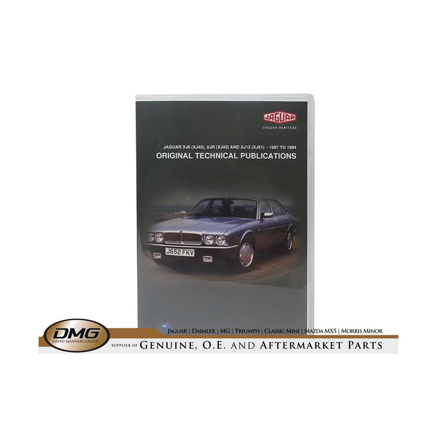 PARTS/TECH DVD      XJ40  XJR  XJ12