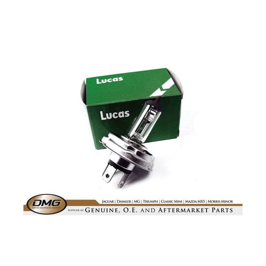 BULB 12V 60/55W P45T H4: ROUND BASE