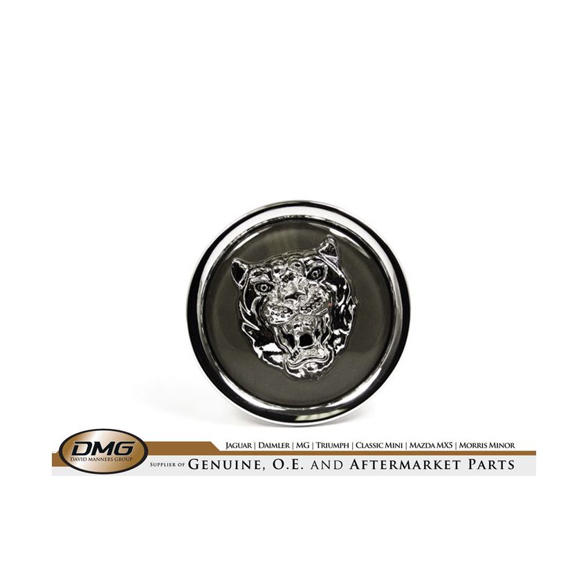 ROAD WHEEL BADGE (GREY)  JAGUAR