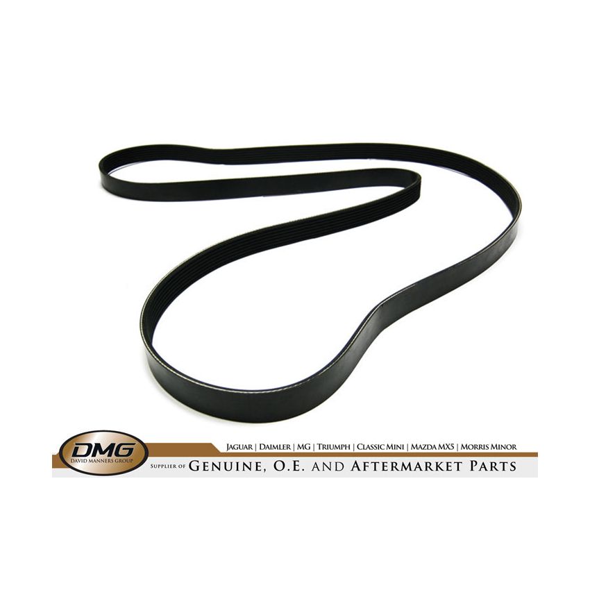 DRIVE BELT (ROULUNDS):  XJ8 NO S/C PLAS PULL