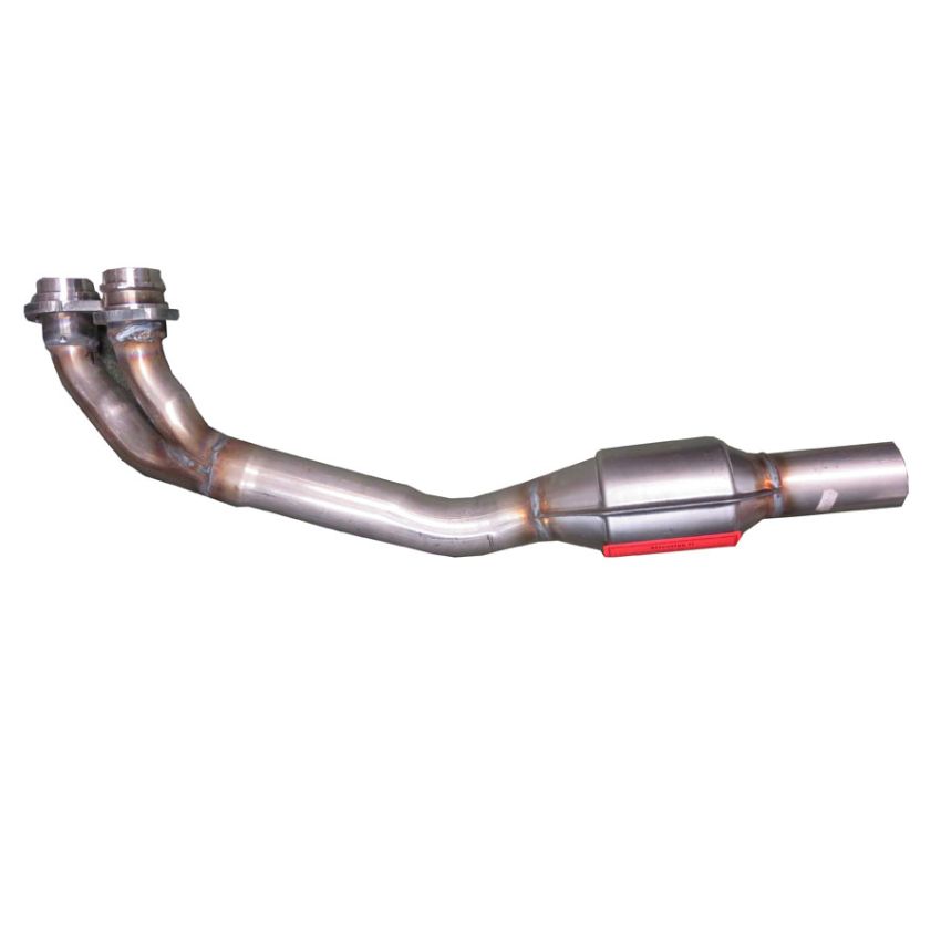 LH EXHAUST DOWNPIPE & CATALYST:  XJS 6.0