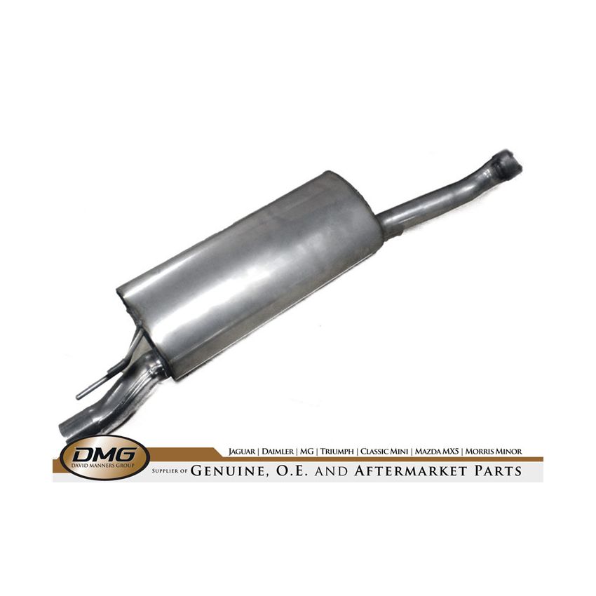 LH REAR EXHAUST SILENCER:  XJ8 S/CH