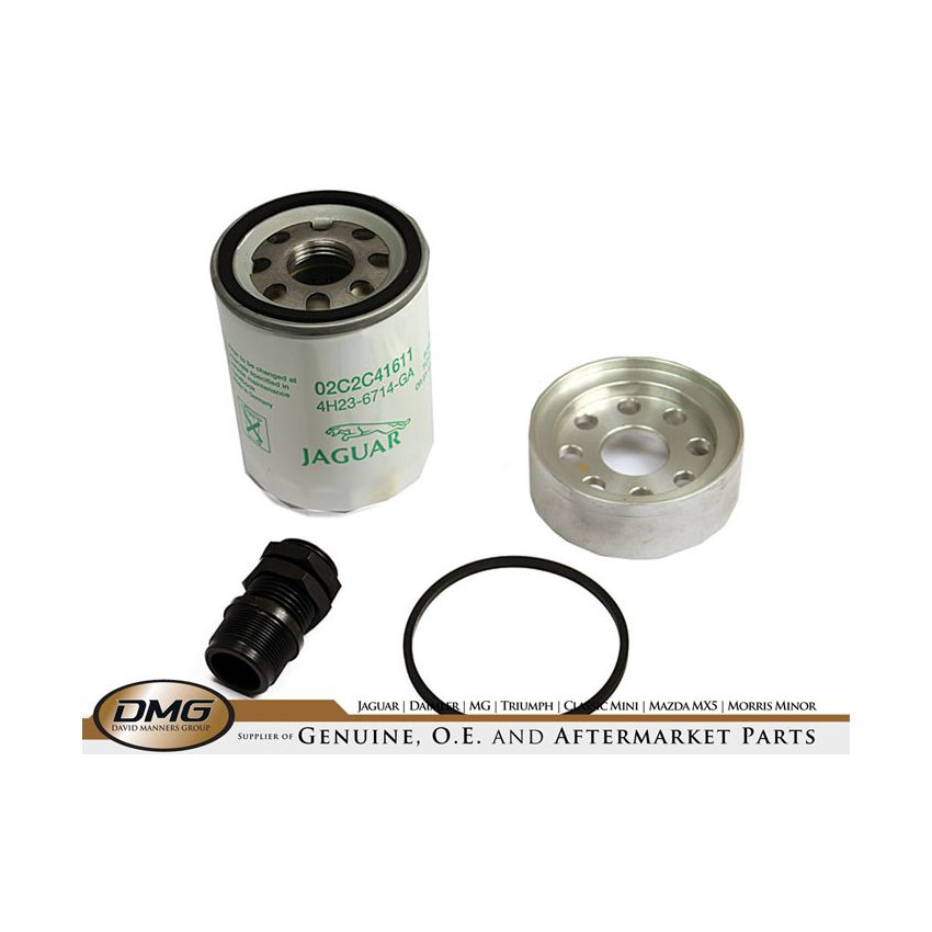OIL FILTER CONVERSION KIT:  V8, S TYPE, 420, 420G, MK2