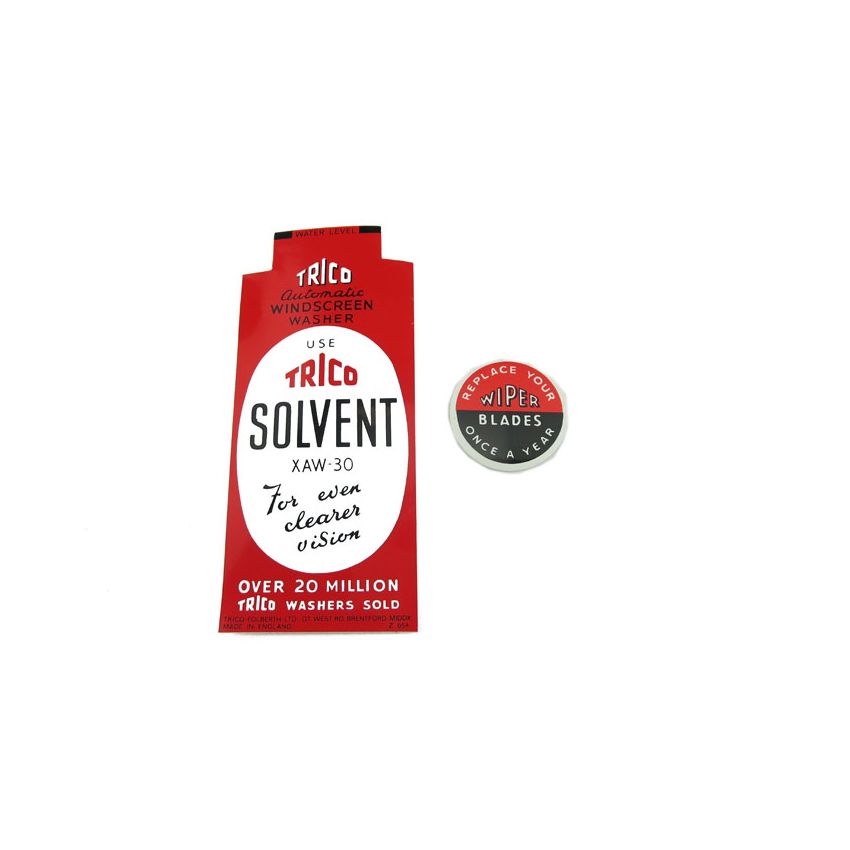 TRICO STICKERS:  MOST MODELS