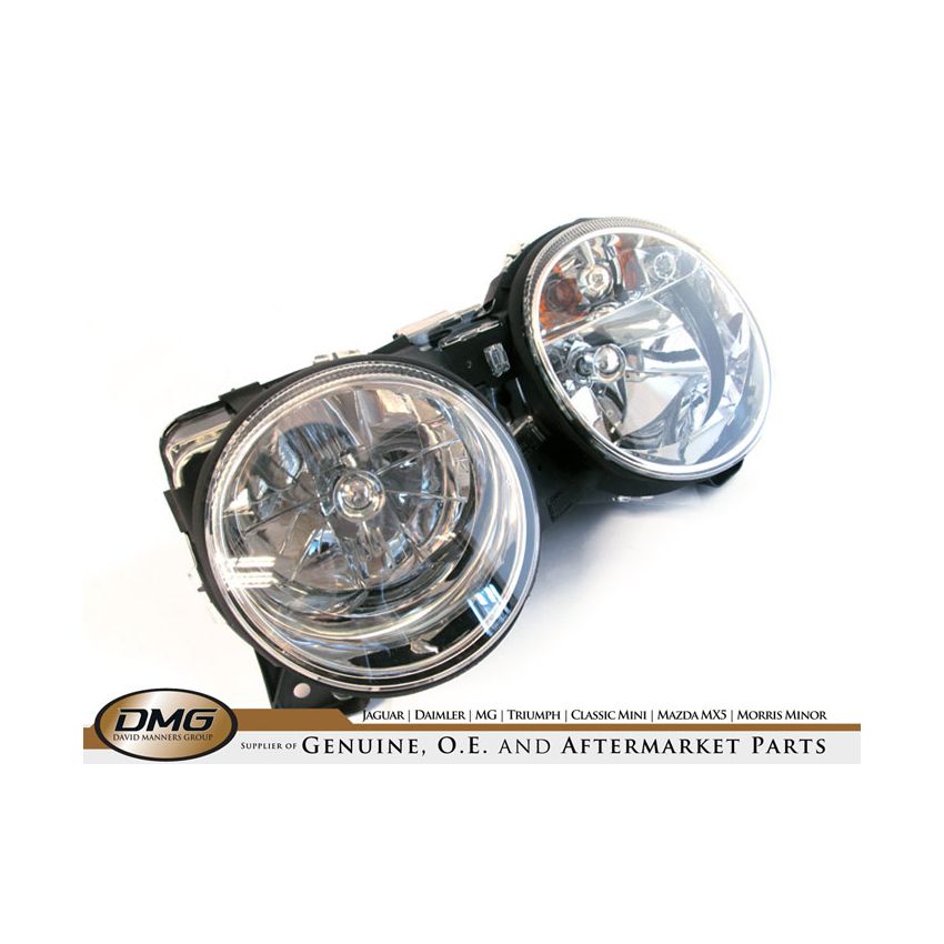 LH HEADLAMP (RHD):  S-TYPE +LEVELLING