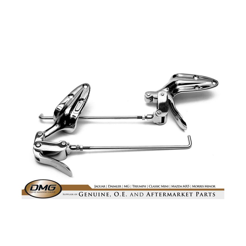 LH HOOD CLAMP ASSEMBLY:  XK140, XK150 DHC