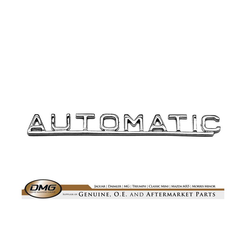 AUTOMATIC MOTIF:  MK2, E-TYPE, S-TYPE, XJ