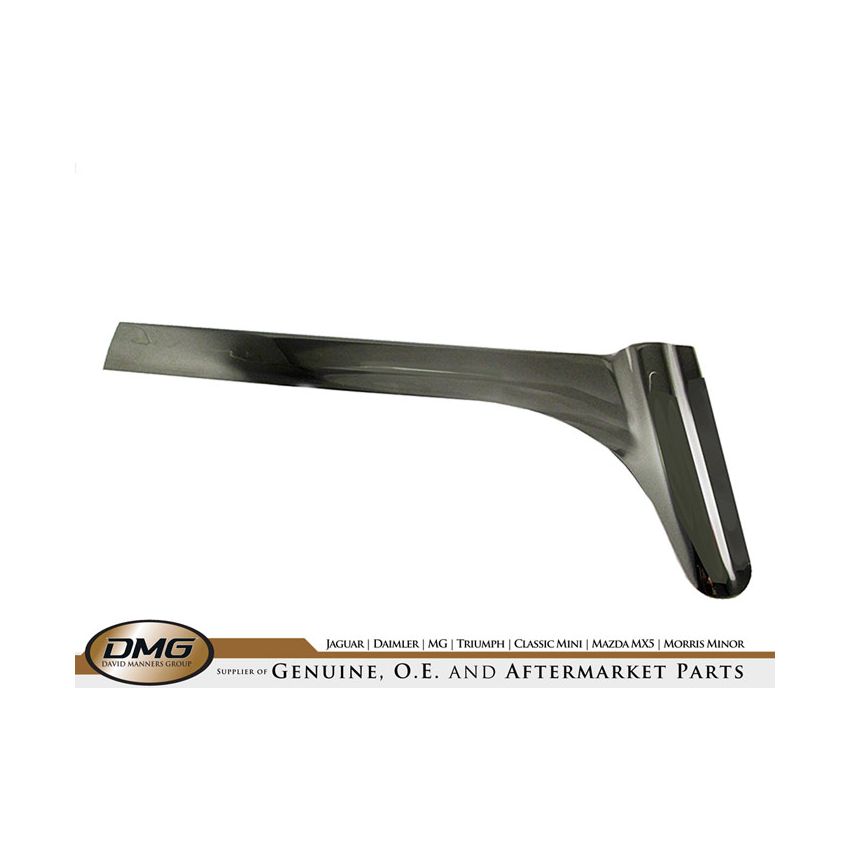 LH A-POST CHROME FINISHER:  E-TYPE V12 S3 DHC