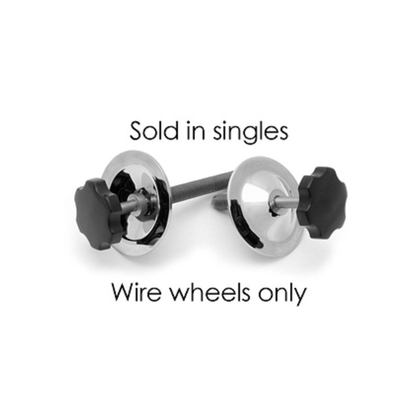 SPARE WHEEL CLAMP:  XK140, XK150 WIRE WHEEL