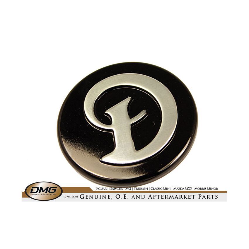 HUB CAP BADGE  (DAIMLER):  MOST DAIMLER MODELS