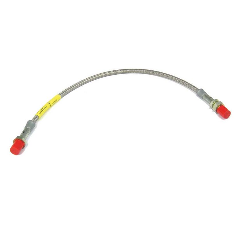 BRAIDED BRAKE HOSE (S/STEEL):  XK150, E-TYPE S1 S2